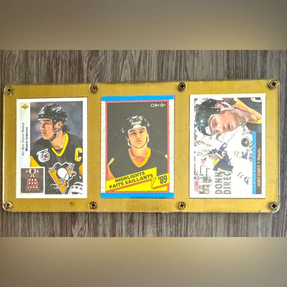 Three Mario Lemieux Hockey Cards